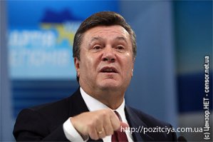 Янукович "наехал" на журналиста из-за вопроса о русском языке