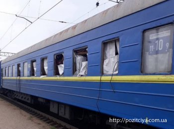 Пассажирский поезд пострадал в результате взрыва в Запорожье