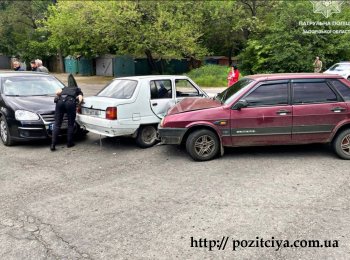 В Запорожье водитель спровоцировал тройное ДТП