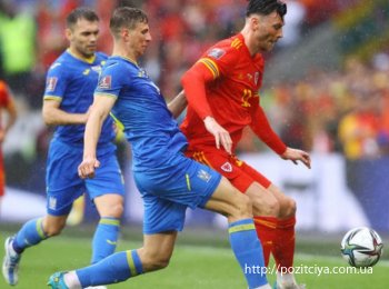 Отбор на ЧМ-2022: Украина проигрывает Уэльсу