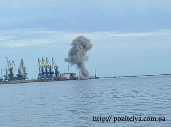 У порту Бердянська пролунали потужні вибухи